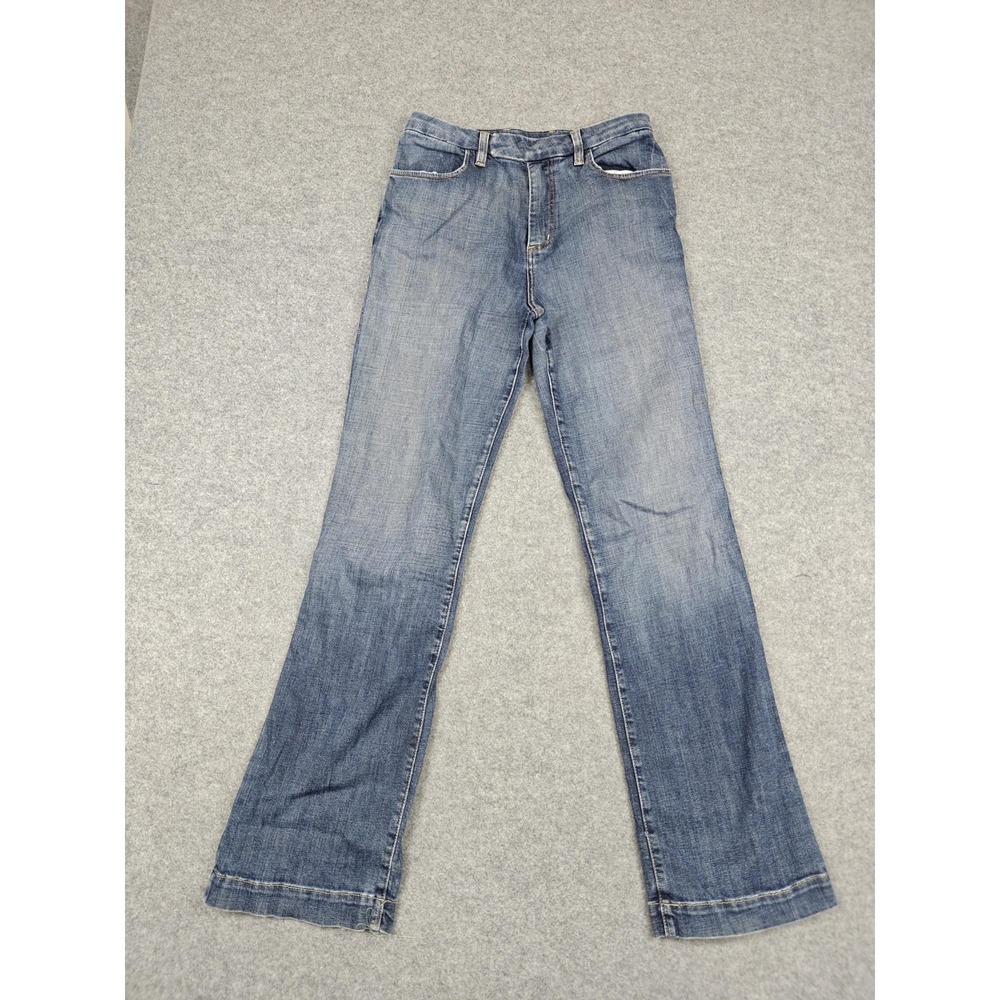Vintage St John Sport Jeans Womens 4 Blue High Rise Straight Denim Made USA‎